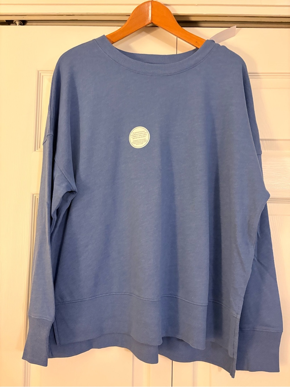 Time and Tru Blue Crewneck Sweatshirt - XL